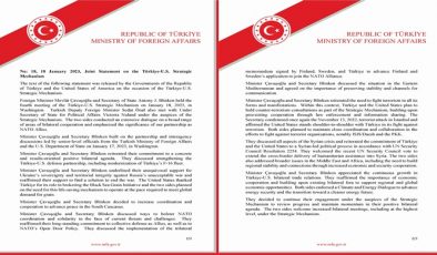 Joint Statement on the Türkiye-U.S. Strategic Mechanism