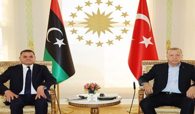 Le Président Erdoğan reçoit le Premier ministre libyen Dbeibeh