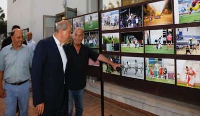 Cumhurbaşkanı Ersin Tatar, Kıbrıs Türk Spor Yazarları Derneği üyelerinin gerçekleştirdiği Sezona Merhaba Etkinliği ve Fotoğraf Sergisi’ne sergisine katıldı