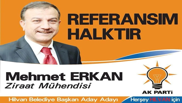 İŞ İNSANI ZİRAAT MÜHENDİSİ MEHMET ERKAN AK PARTİ HİLVAN BELEDİYE BAŞKAN ADAY ADAYI OLDU