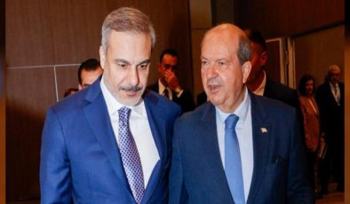 Cumhurbaşkanı Ersin Tatar, Türkiye Cumhuriyeti Dışişleri Bakanı Hakan Fidan ile görüştü