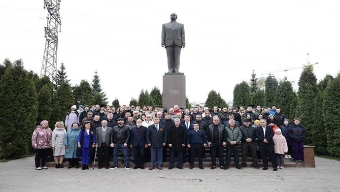 Rusiyada Ümummilli Lider Heydər Əliyevin anadan olmasının 101 illiyi qeyd edilib