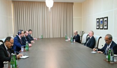 İlham Aliyev, Türkiye Enerji ve Tabii Kaynaklar Bakanını kabul etti
